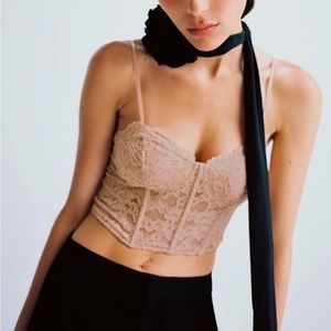 Zara corset top